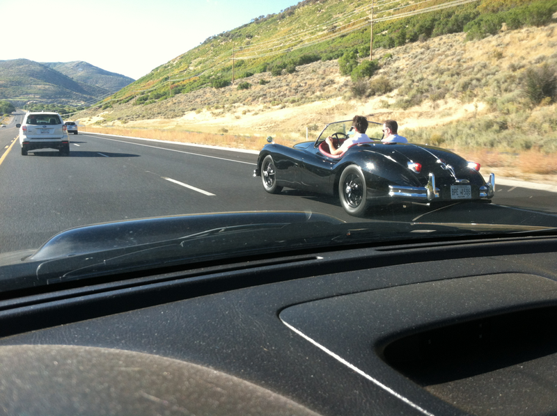 Some sort of awesome little Jag. Sounded great.